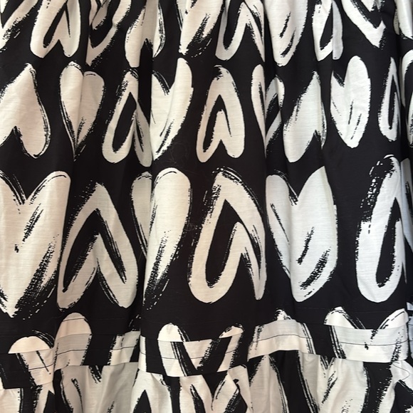 Anthropologie Somerset Maxi Dress Heart LOVE Print NEW Sz XS - Picture 8 of 8